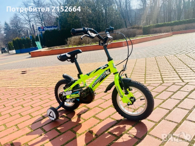 PASSATI Детски велосипед SAMURAI 12 и каска, снимка 2 - Велосипеди - 53743742