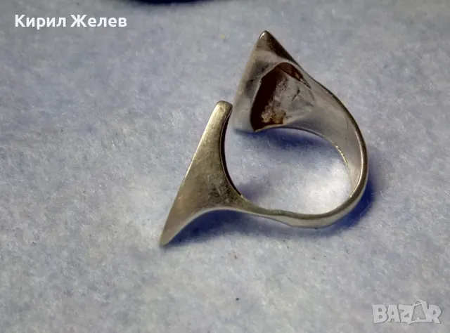 СЕЗГИН - ШАРМАНТЕН БУТИКОВ ФЕШЪН АРТ ОТВОРЕН МОДЕЛ СРЕБЪРЕН ПРЪСТЕН СРЕБРО 925 SEZGIN 49112, снимка 7 - Пръстени - 50192859