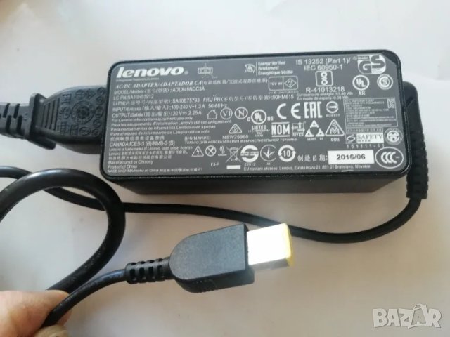 Оригинално зарядно за лаптоп LENOVO, снимка 2 - Кабели и адаптери - 49039874