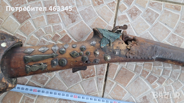 Пушка, кремъклийка, шишане, бойлия, фитилна пушка, снимка 3 - Антикварни и старинни предмети - 52866717