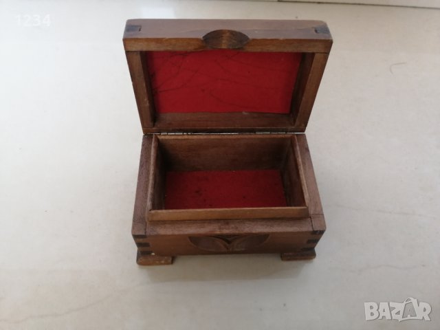 Дървена кутия 10 х 7 h 6 cm. , снимка 4 - Други стоки за дома - 41640444