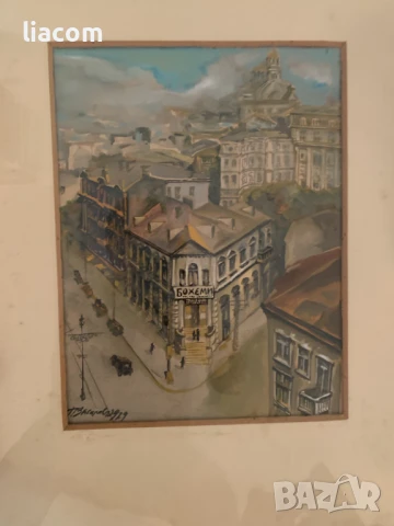 ПЕТЪР ЗАВИРОВ масло/картон, снимка 1