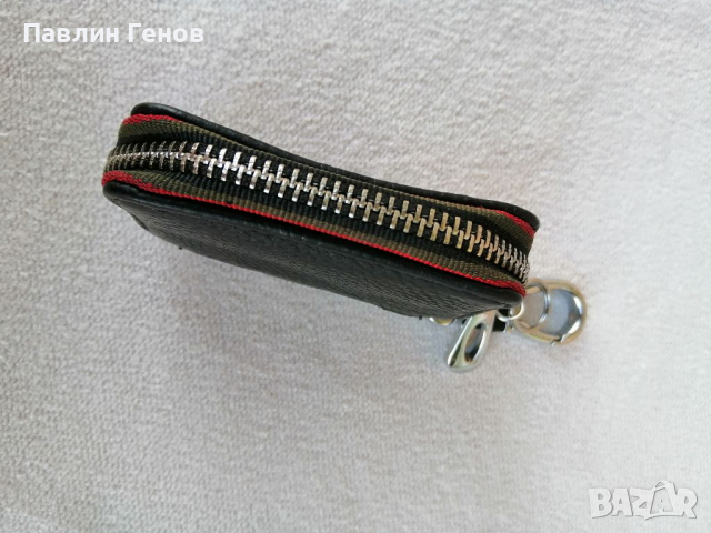 Кожен калъф за ключове с метално лого Bmw, снимка 4 - Части - 36192555