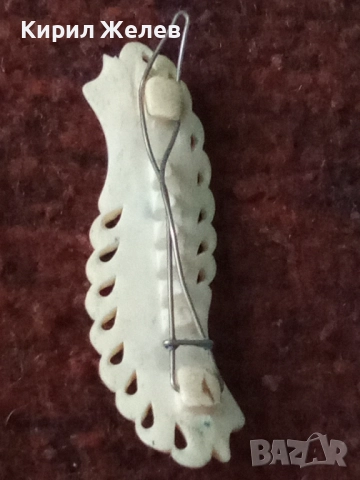 Брошка за коса от слонова кост 42258, снимка 4 - Аксесоари за коса - 52195630