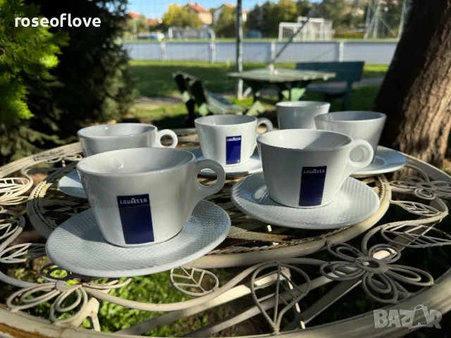 Лаваца / Lavazza италиански порцеланови чаши за капучино, снимка 14 - Чаши - 47676740