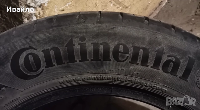 Продавам 2 броя летни гуми 185.65.15 на 1 сезон дот 2020 Контентал , снимка 4 - Гуми и джанти - 53504283