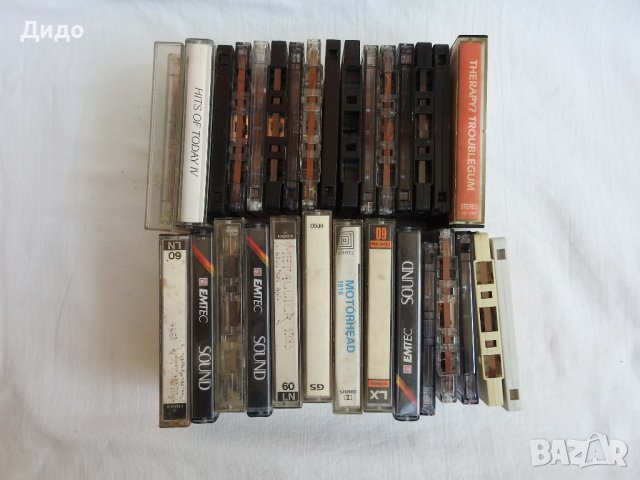 20 бр. Лот стари аудио касетки касети