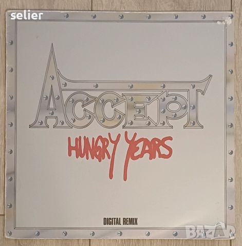 Accept – Hungry Years Издание 🇬🇧 UK 1987г Състояние на винила:преслушана е цялата и звука е VG+,на