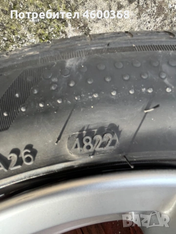 Джанти ENZO с летни гуми DOT4822 ET35 7J 5x112 66.6 , снимка 5 - Гуми и джанти - 53802797