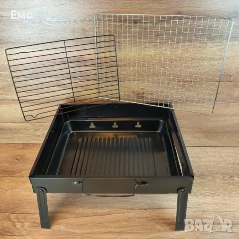 Преносимо барбекю грил на дървени въглища, снимка 4 - Барбекюта - 48621060