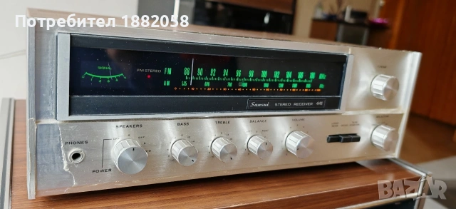 Sansui 441 Stereo Reciever , снимка 2 - Ресийвъри, усилватели, смесителни пултове - 53755687