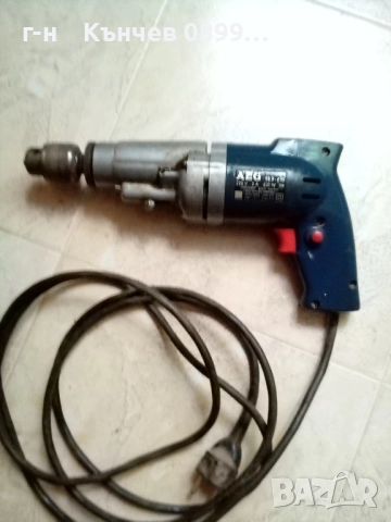 AEG 420w Биеща двускоростна внос Made in Germany , снимка 2 - Бормашини - 51544240