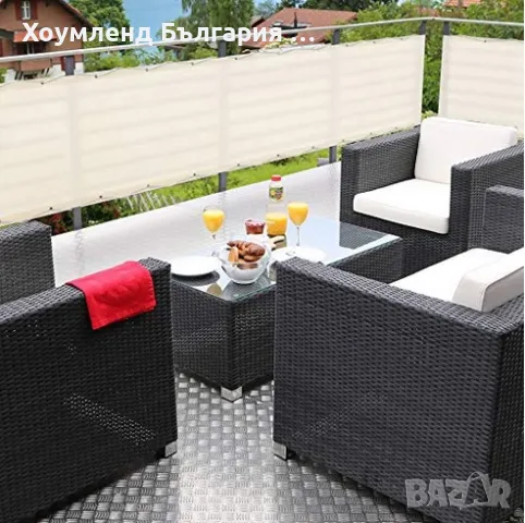 Обезопасителна ограда за тераса - Параван за тераса против вятър, снимка 7 - Други стоки за дома - 49622583