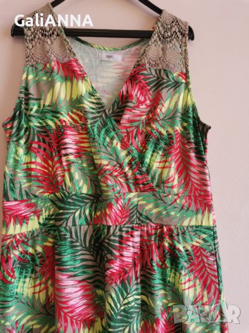 ДЪЛГА СТРАХОТНА РОКЛЯ СВЕЖИ ЦВЕТОВЕ 2XL, снимка 2 - Рокли - 41474299