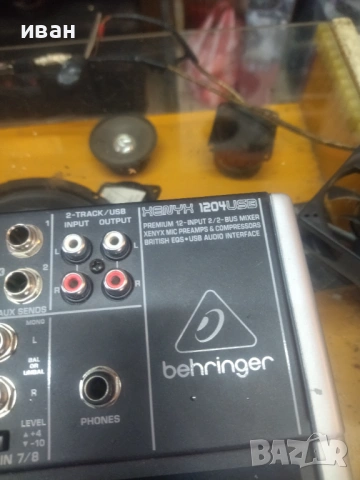 Behringer 1204 USB, снимка 2 - Ресийвъри, усилватели, смесителни пултове - 53478583