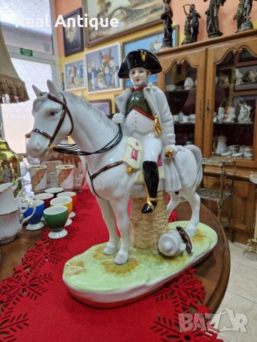 Уникална рядка голяма антикварна порцеланова фигура статуетка  - NEUNDORF, снимка 1