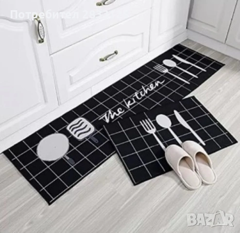 Комплект водоустойчиви постелки за кухня, различни цветове, снимка 7 - Килими - 53760225
