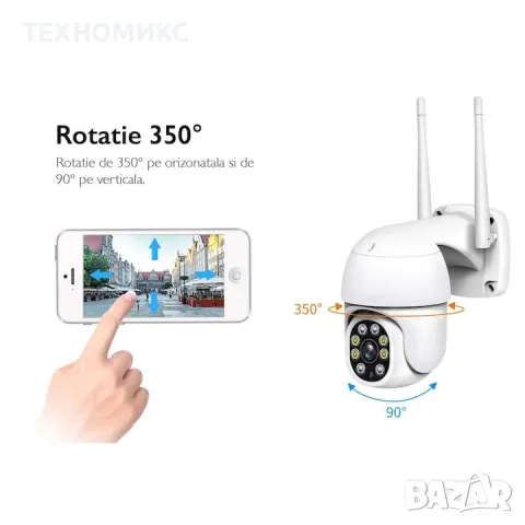 Куполна безжична  камера, COBRA , снимка 5 - IP камери - 47806253