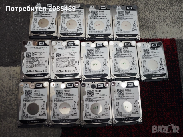 HDD SSD дискове WD BLACK 500gb 2.5inch и други