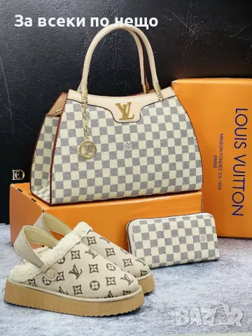 Дамски пантофи Louis Vuitton - Налични различни цветове Код D1534, снимка 3 - Пантофи - 48315139