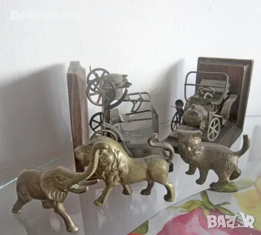 Голям стар дървен ограничител за книги, фигура, дърворезба Bookend, снимка 18 - Статуетки - 36611632