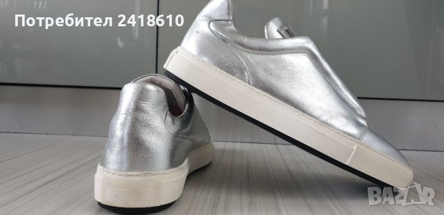 Dirk Bikkembergs Leather Sneakers Italy Mens Size 44/28см ОРИГИНАЛ! Естествена кожа! 2Броя, снимка 15 - Спортни обувки - 40486489