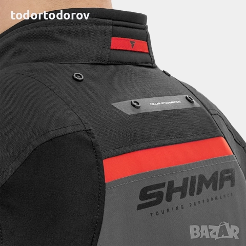 Дамско текстилно мото яке SHIMA DUNE WP Red/Black/Gray, снимка 7 - Аксесоари и консумативи - 51530613