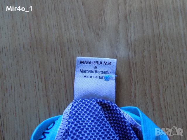 вело джърси marcello bergamo тениска шосейно колоездене оригинално L, снимка 9 - Спортни дрехи, екипи - 41943279