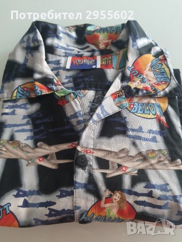 Шарена Хавайска Риза с къс ръкав made in usa S
