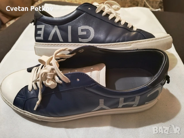 Продавам кожени кецове DIOR , GiVENCHY , VERSACE , снимка 12 - Кецове - 53173331