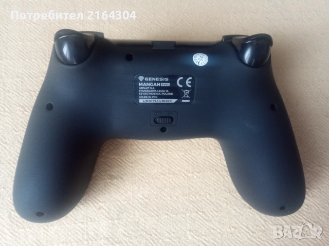 Чисто Нов Безжичен Джойстик "GENESIS Pv65" за PS3/PC, снимка 3 - Джойстици и геймпадове - 53474864