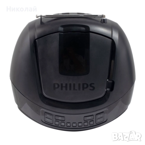 Радио CD плеър PHILIPS Черен цвят, снимка 4 - Други - 52769740