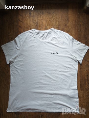 Levis Crewneck Graphic - страхотна мъжка тениска КАТО НОВА 3ХЛ, снимка 7 - Тениски - 40257002