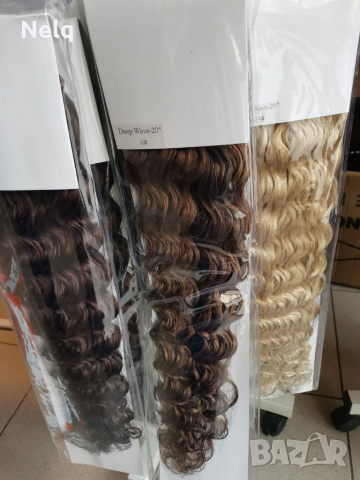 Естествени чупливи коси, снимка 2 - Аксесоари за коса - 36493205