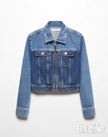 Mango дънково яке два цвята , снимка 3 - Якета - 49763539