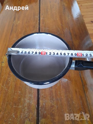 Стара емайлирана касерола,тиган #2, снимка 5 - Други ценни предмети - 38672766