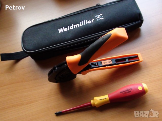 WEIDMÜLLER PZ 10 HEX - ТОП-PROFI Кримпклещи 0,14 - 10 mm²  ШЕСТОСТЕНЕН SUPER CRIMP !! НОВИ !!GERMANY