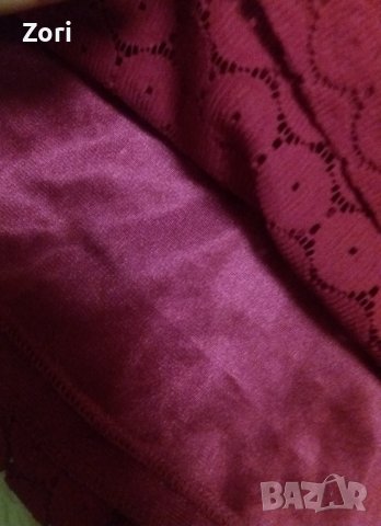 РАЗКОШНА дантелена рокля в нежен малинов цвят , снимка 3 - Рокли - 41771460