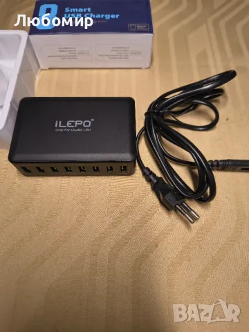 USB зарядна станция 40W 8-портов USB хъб за зареждане 8A USB зарядна станция 

