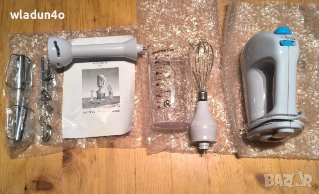 Миксер със пасатор и 3 бъркалки-30лв, снимка 3 - Миксери - 52240998