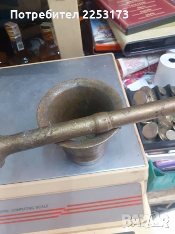 Среден аптекарски хаван с уши, снимка 4 - Други - 42077345