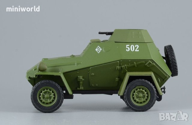 БА-64 военен бронетранспортьор танк СССР 1942 г. - мащаб 1:43 на DeAgostini моделът е нов в блистер, снимка 6 - Колекции - 42624204