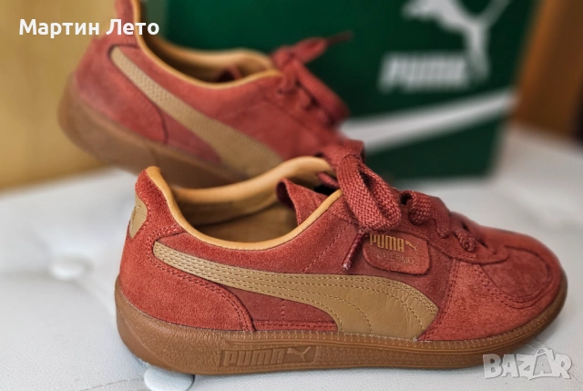 Кецове PUMA Palermo POP N38 24 cm Естествена кожа, снимка 2 - Кецове - 53157379