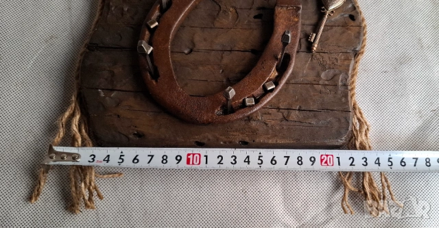 Винтидж Закачалка за Ключове с Подкова и Въже, снимка 3 - Декорация за дома - 53386824