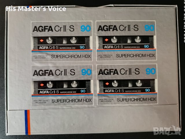 AGFA Superchrom HDX Аудио Касети 2 броя, снимка 2 - Аудио касети - 44470670