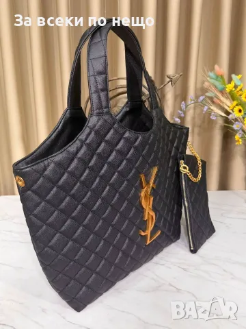Yves Saint Laurent Дамска Чанта Тип Шопър С Портмоне -Различни Цветове - Кожа Или Велур Код SEM-523 , снимка 7 - Чанти - 55873965