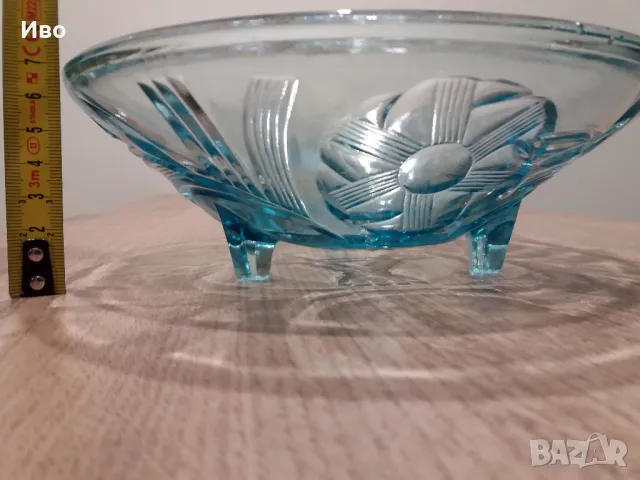 Ретро стъклена фруктиера, снимка 4 - Аксесоари за кухня - 49034243