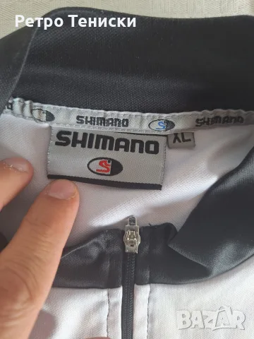 Тениска (Activewear #1) Shimano — Мъже размер XL Черно, снимка 3 - Тениски - 56314782