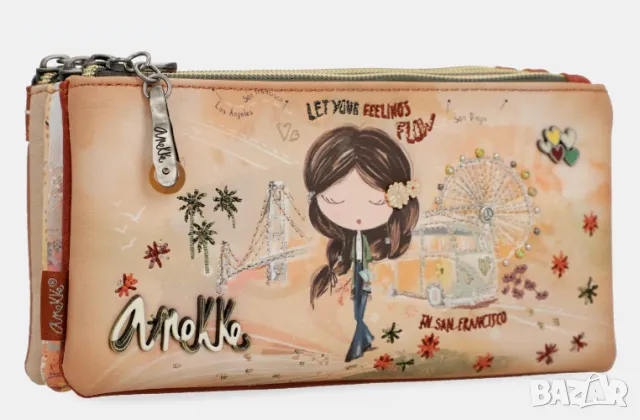 Троен Несесер Anekke, колекция Peace & Love Camel