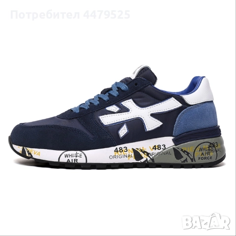 Нови мъжки маратонки с кутия PREMIATA blue, снимка 3 - Маратонки - 51736856